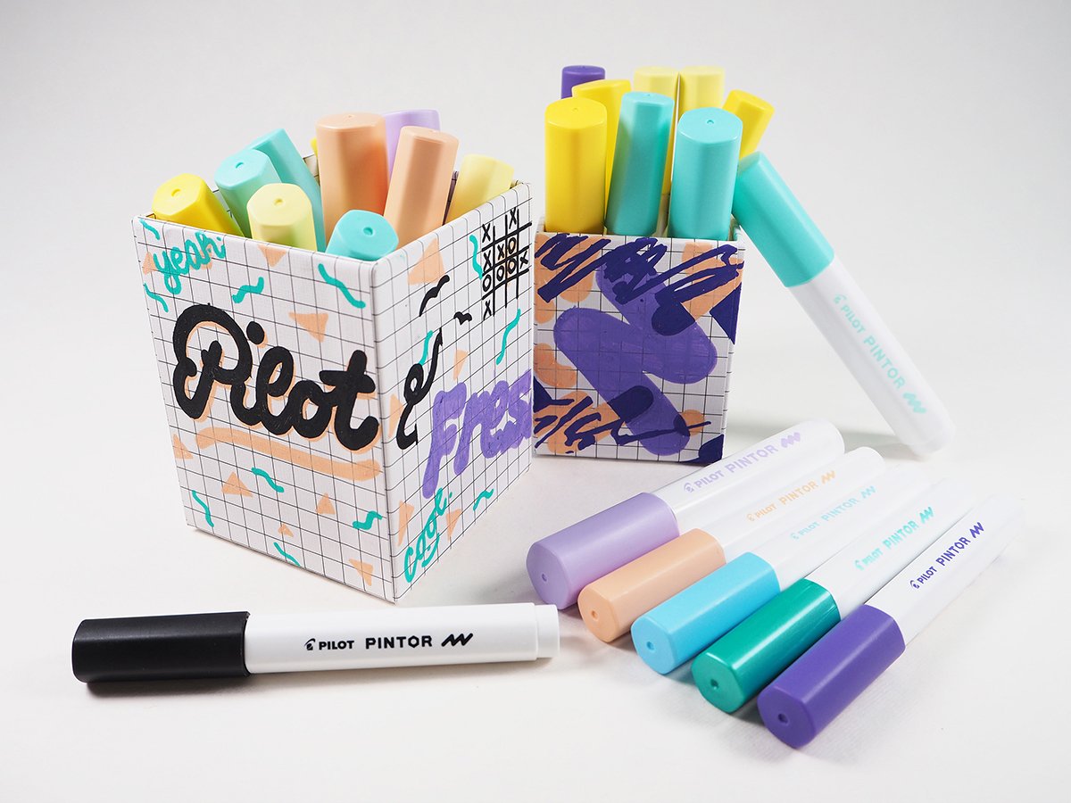 PILOT Marqueur Permanent "Twin Marker", Extra Fin, Bleu