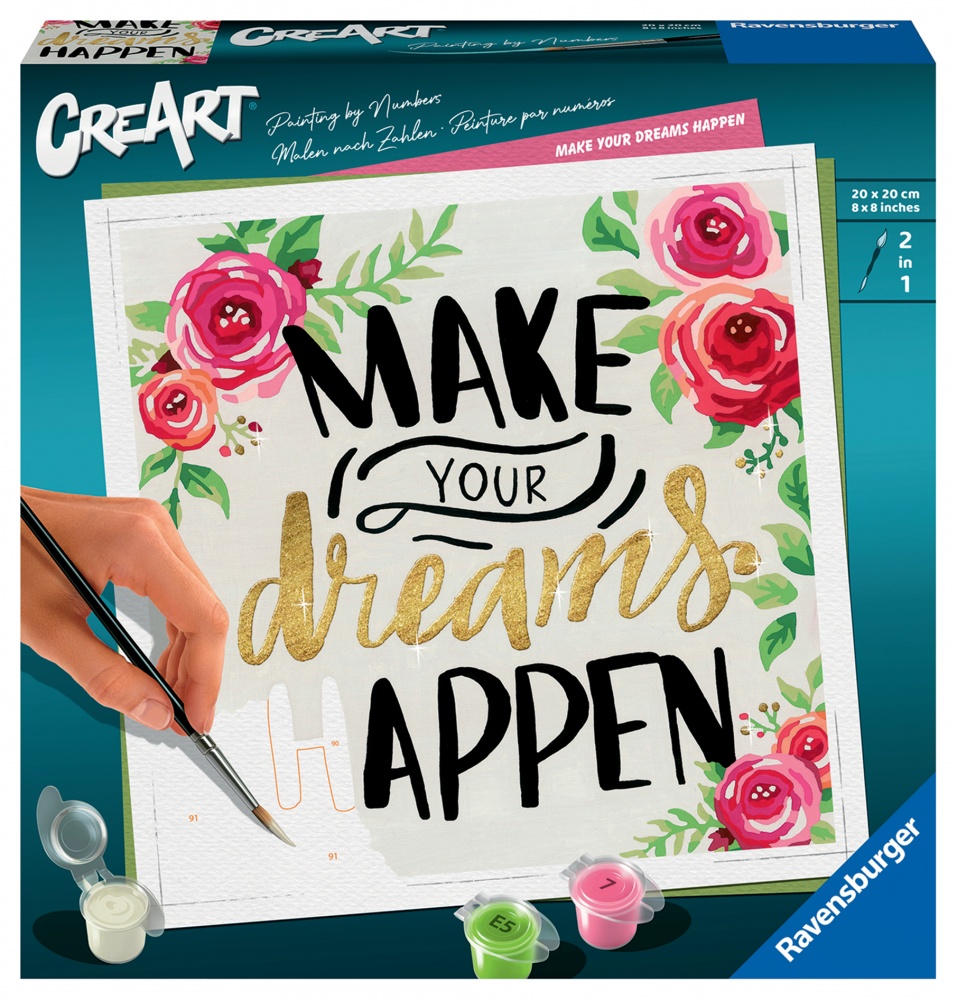 Ravensburger CreArt 20x20 Cm - Peinture Par Numéros Adulte Drink Lemon
