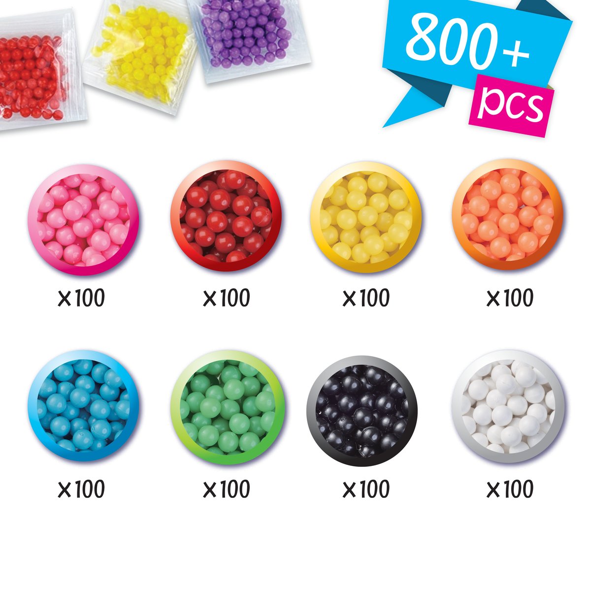 Aquabeads - La recharge manucure enchantée - Kit de loisirs créatifs Aquabeads - La recharge manucure enchantée - Kit de loisirs créatifs