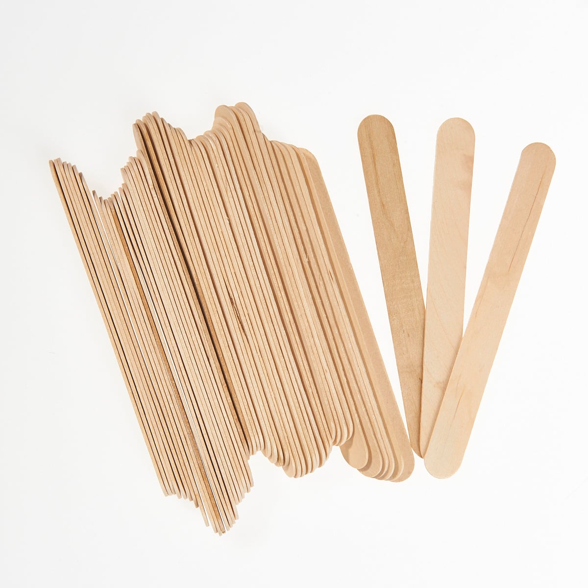 Batonnet Bois, 1000pcs Baton de Sucette en Bois Naturel, Batonnet de
