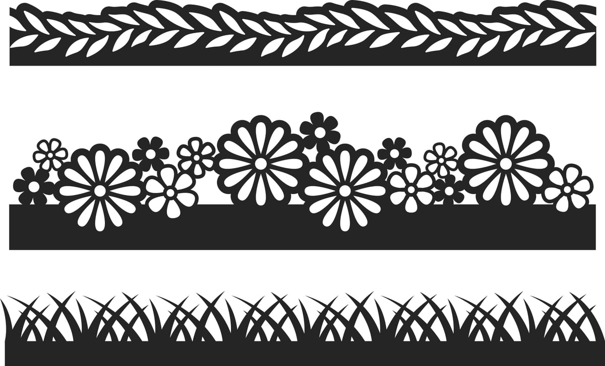 URROMA Lot 3 Matrices Découpe Fleurs 3D – Acier Carbone – Pochoirs Gaufrage Scrapbooking & Albums Photo