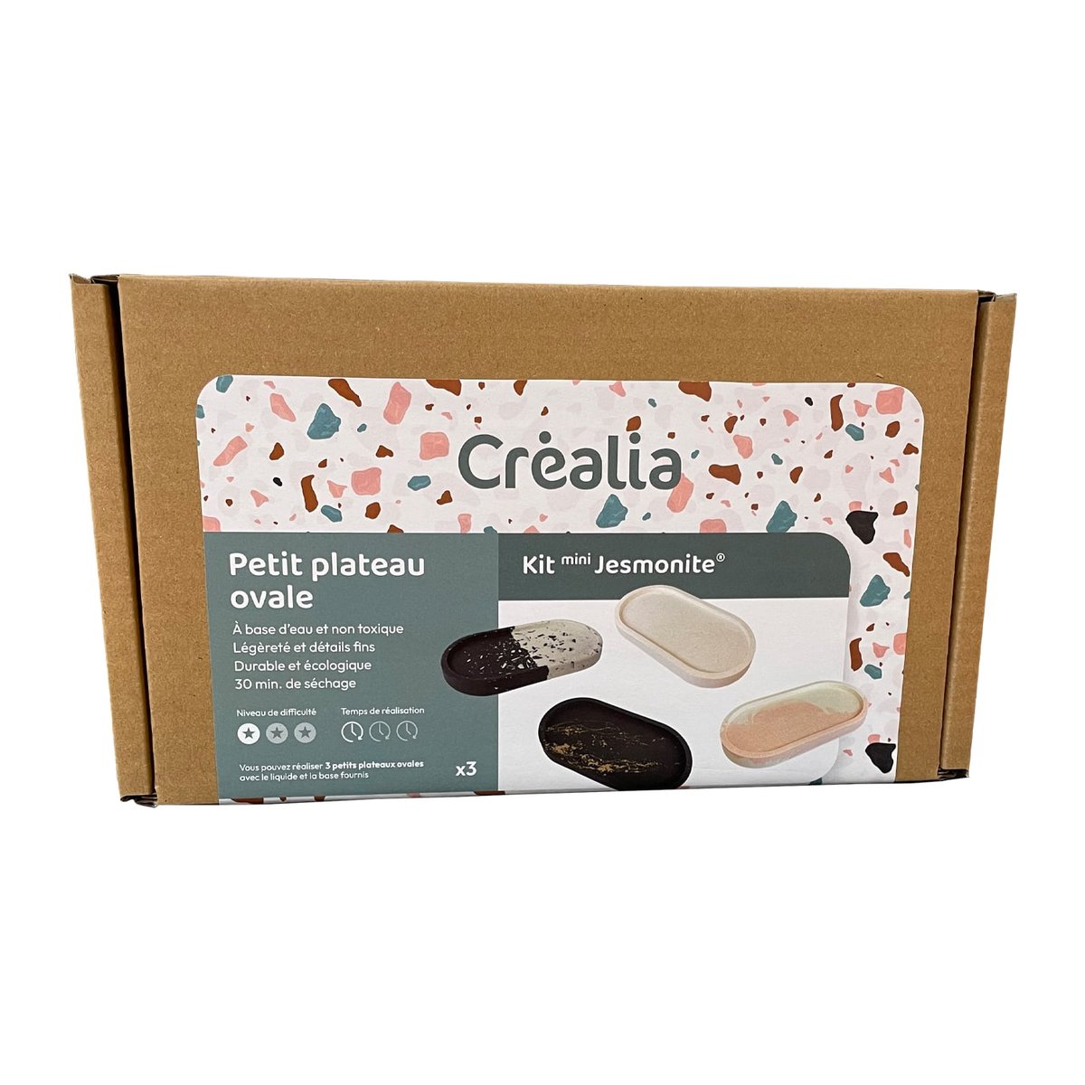 Plateau Rangement Bambou IMIKEYA - 30x12 Cm - Pour Bijoux Et Maquillage