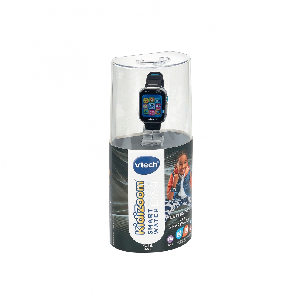 VTech KidiZoom Smartwatch DX4 – Orologio Smart Per Bambini, Versione Francese, Colore Nero, Con Giochi E Fotocamera - 6