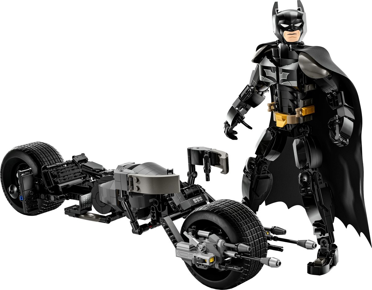Figurine Batman costume combat noir 30 cm - Super Heros - Personnage 30cm Articulé Marvel - Set