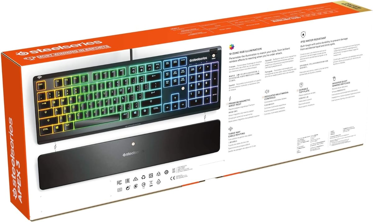 Test du SteelSeries Apex 3 : un clavier gamer à membrane convaincant