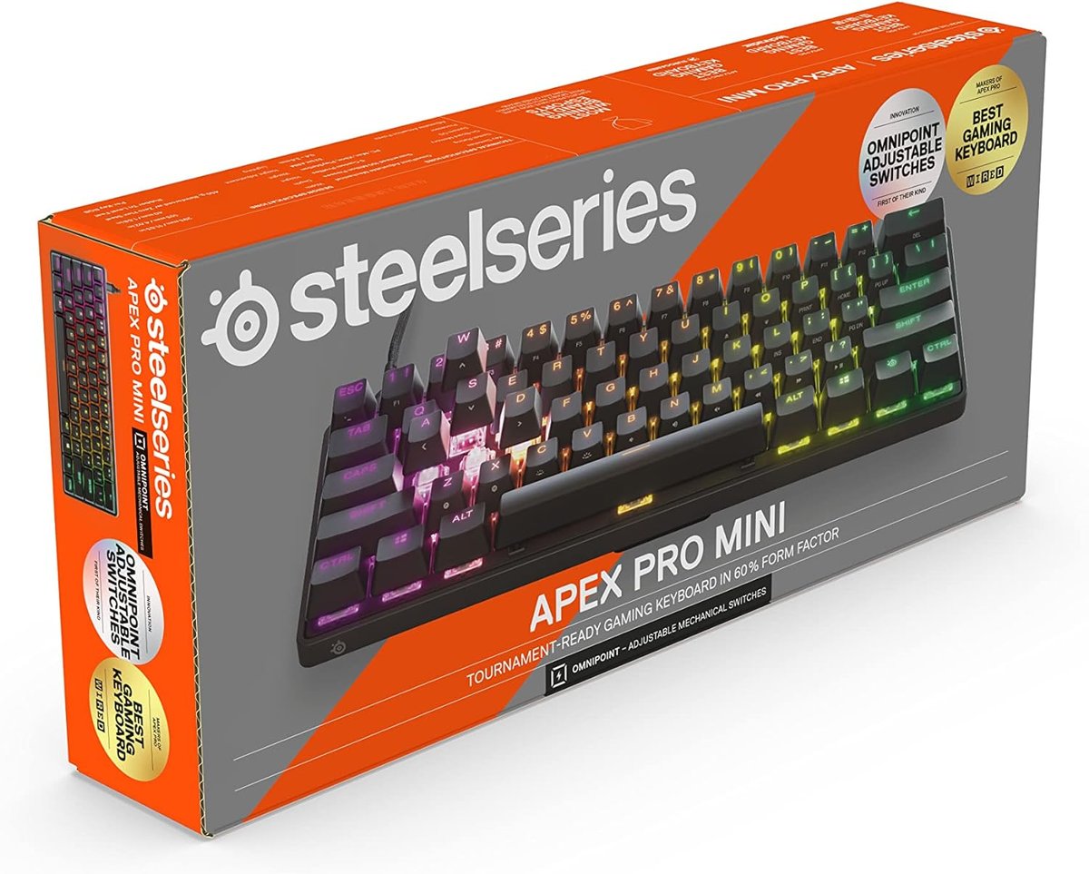 HM66 steelseries apex pro mini 2点セット Clavier filaire mécanique RGB Steelseries - Apex Pro Mini
