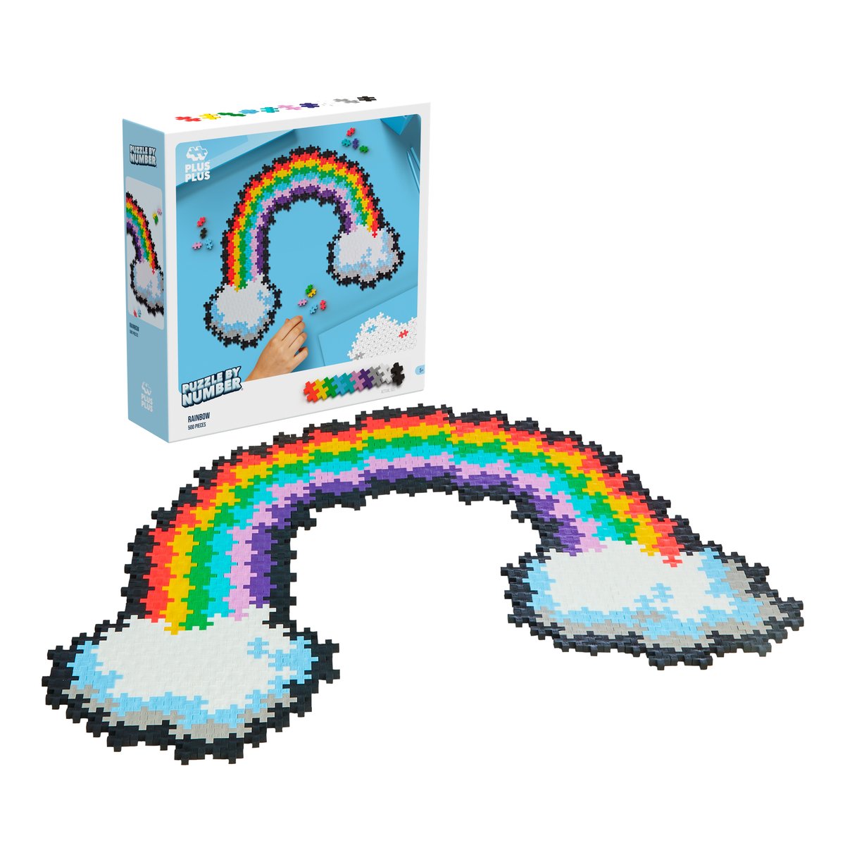 L'Arc～en～Ciel - L'Arc-en-Ciel Puzzle L'arc en ciel - Plus Plus - PP3913 - 500 pièces