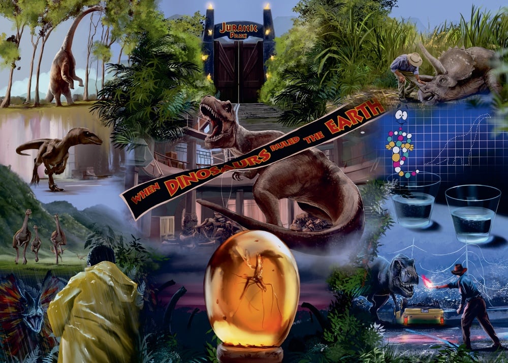 Puzzle 1000 pièces - Jurassic Park - Puzzle 1000 pièces | Cultura