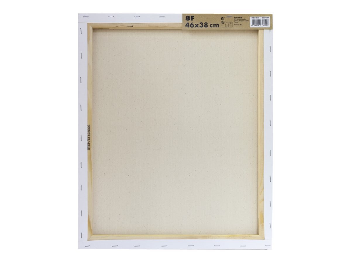 NACHLYNN Lot De 6 Toiles à Peindre - En Coton Blanc - Pour