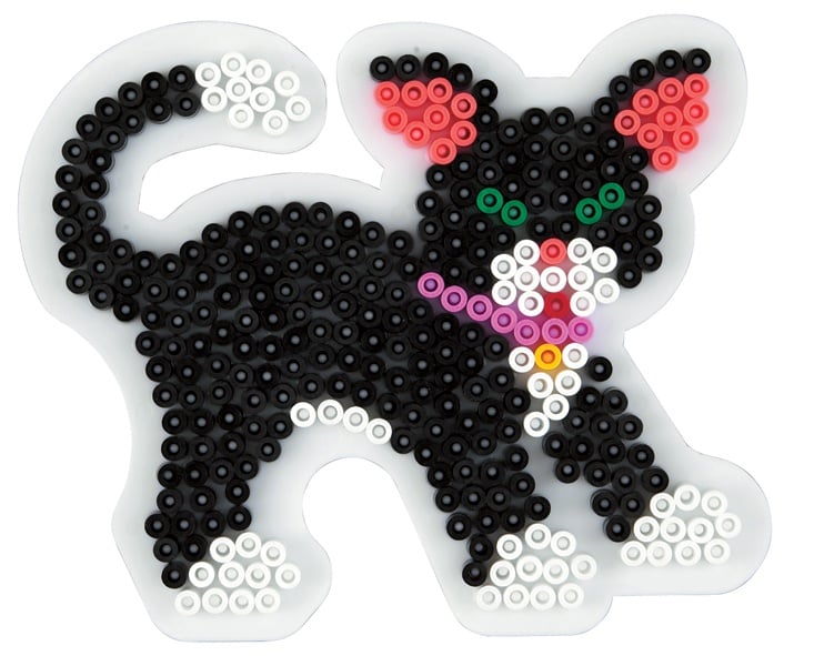 Plateau Perles à Repasser SES Creative – Modèle Chat, Pour Enfants à Partir De 5 Ans - 10
