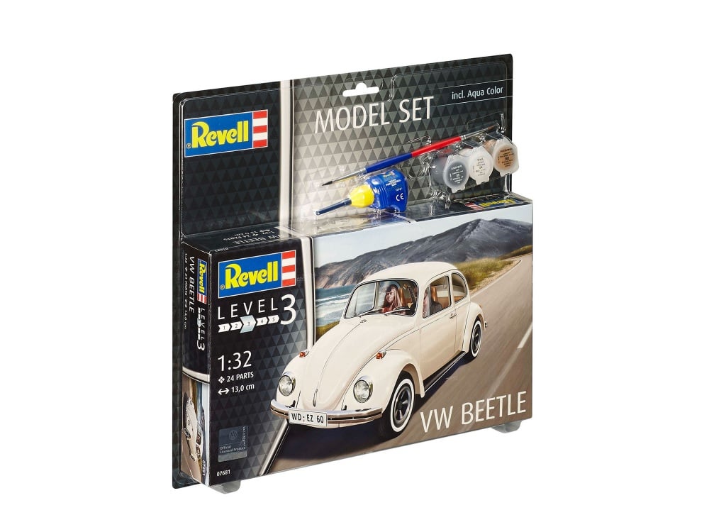 Revell Maquette Coccinelle VW 1500 - Modèle à Monter Et Peindre - Échelle 1/24 - Détails Réalistes