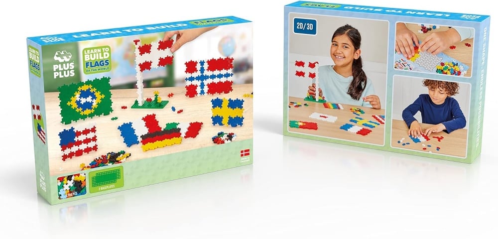 PLUS PLUS Plus PLUS-300.5009 Kit Découverte Pastel & Néon De 600 Pièces