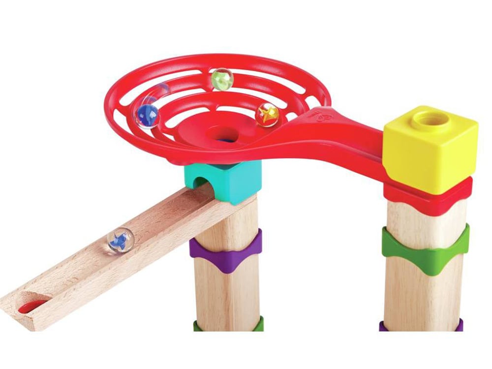 Marble Run – 70 Pièces Circuits De Billes STEM – Blocs De Construction Pour Enfants 3-7 Ans – Avion, Police, Entonnoirs