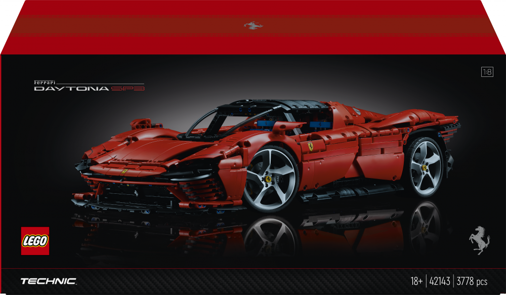 Vitrine Acrylique Ferrari Daytona SP3 - Protection Anti-Poussière Pour Collectionneurs