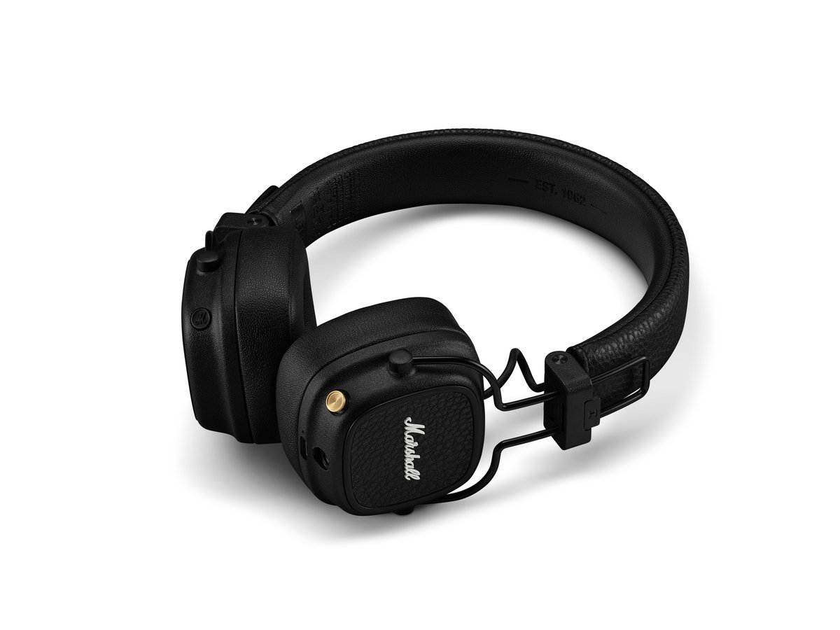Marshall MAJORⅤ Casque sans fil Marshall - Major V - Noir - Casque Bluetooth
