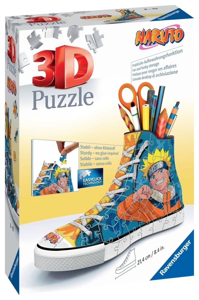 Puzzle 3D Sneaker - Naruto - Puzzle 3D | Cultura