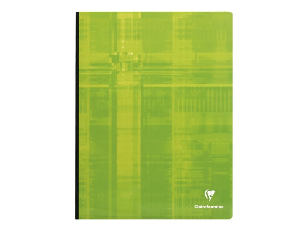 Clairefontaine Calligraphe 7282C - Cahier Grand Format 24x32 Cm 192 Pages Grands Carreaux Reliure Intégrale Rigide Recyclé Verni