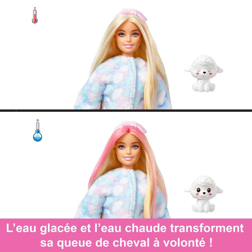 Barbie Cutie reveal agneau Poupée et poupon Jeux d