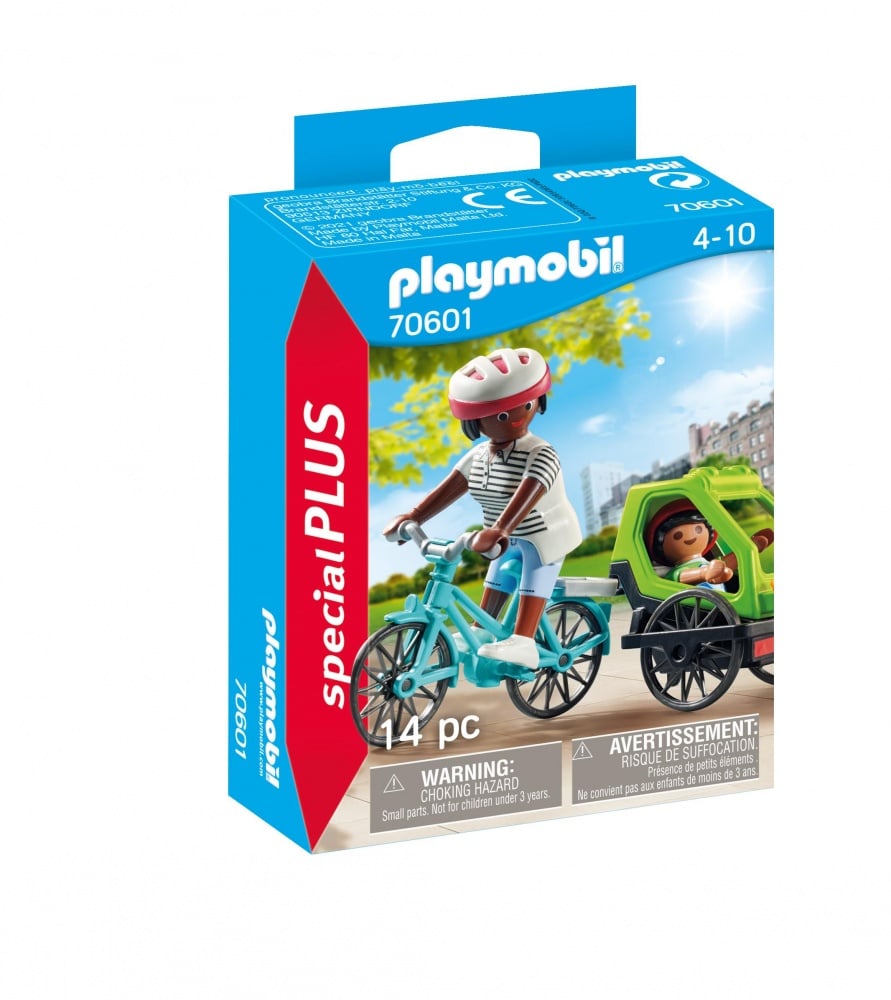 Lego Casque De Velo Playmobil Playmobil® Cyclistes Maman Et Enfant