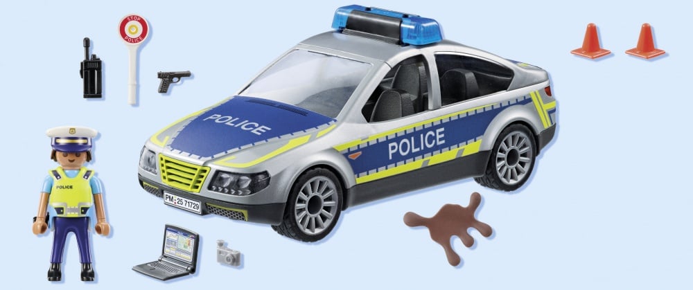 Playmobil 3149 Voiture De Police - 1986 - Vintage Allemagne - Complète