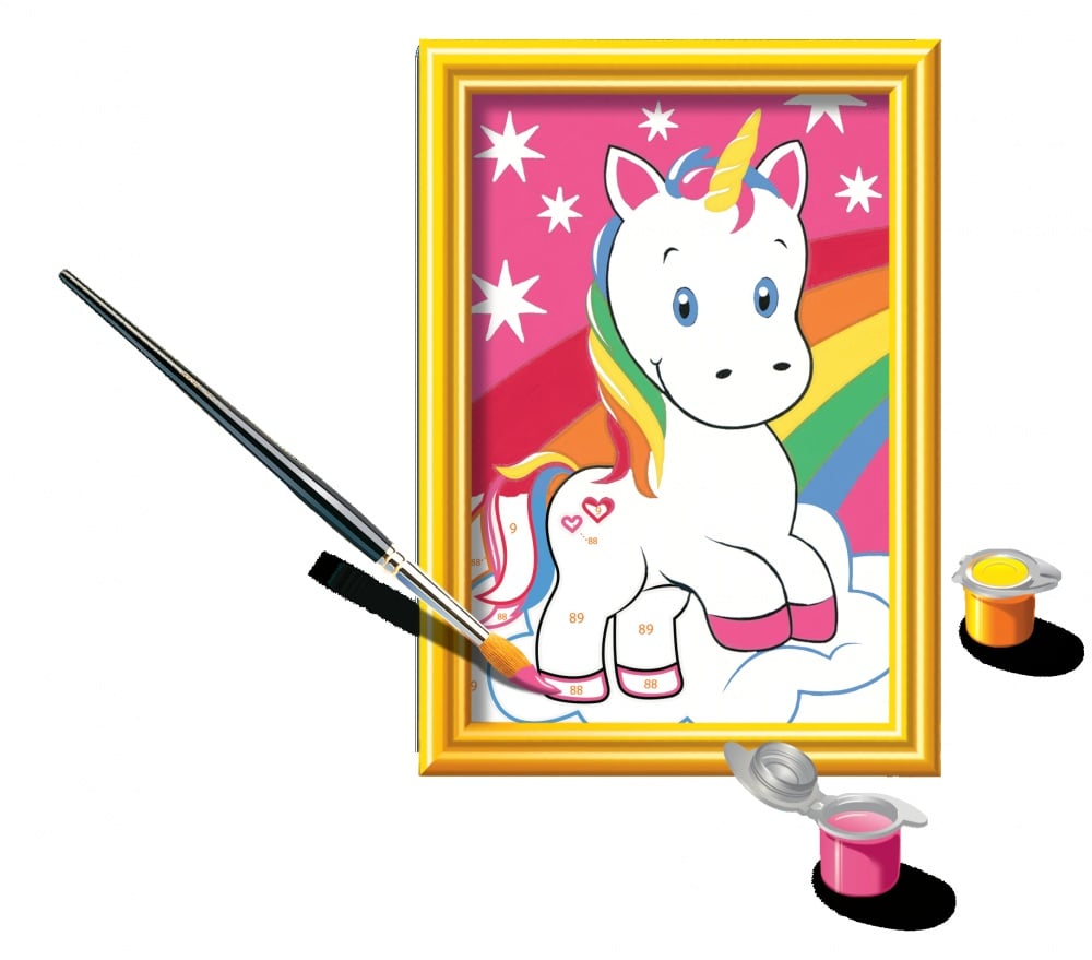 Kit Peinture Par Numéros Ravensburger - Unicorn Academy: Wildstar - 13x18 Cm - Dès 7 Ans - 6