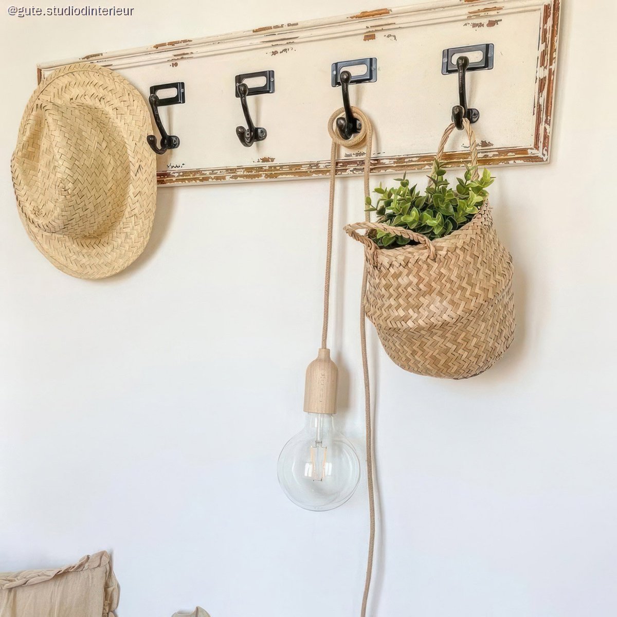 Douille Métal E27 Double Bague Finition Cuivre Antique