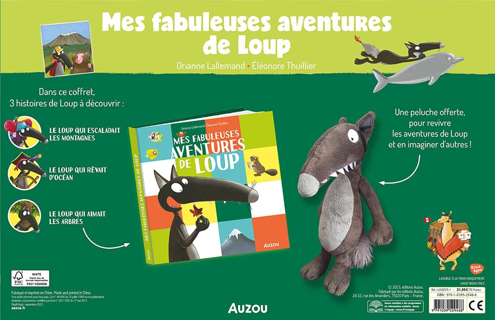 Mes fabuleuses aventures de Loup Orianne Lallemand Cultura