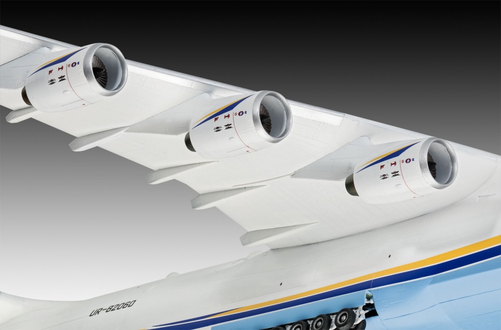Maquette REVELL Antonov AN-124 Ruslan 1/144 – Kit De Maquette Plastique à Peindre