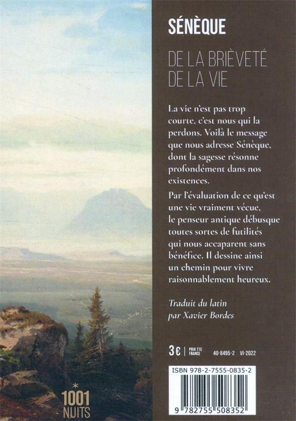La vie heureuse ; la brièveté de la vie - Sénèque - Flammarion - Poche - Librairie Gallimard Paris