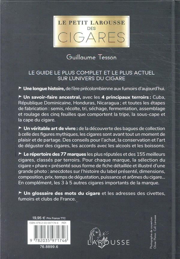 Le petit Larousse des cigares : Guillaume Tesson | Cultura