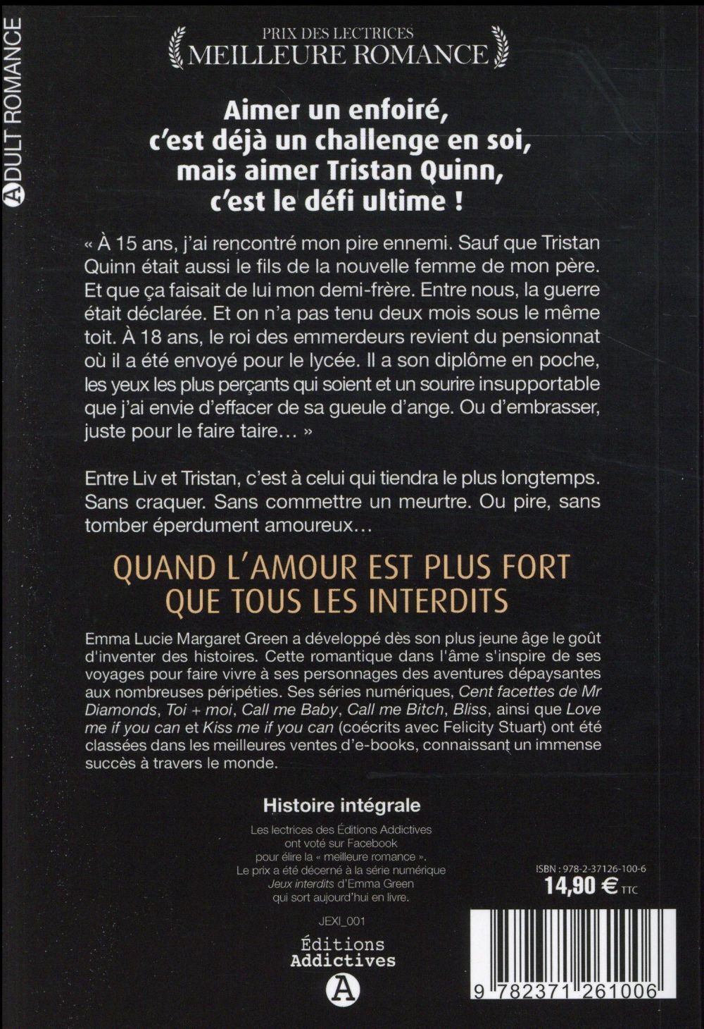 Jeux interdits : Emma M. Green- Romance | Cultura