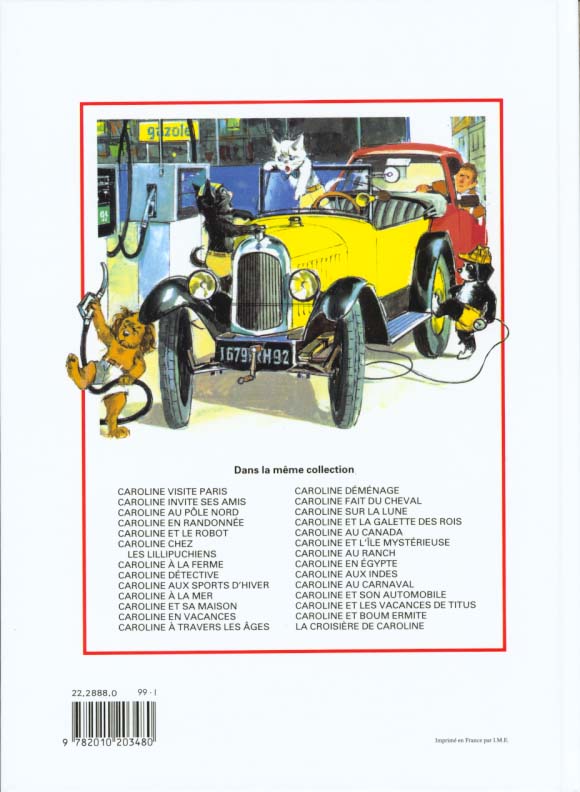 Caroline - et son automobile : Pierre Probst - Livres pour enfants