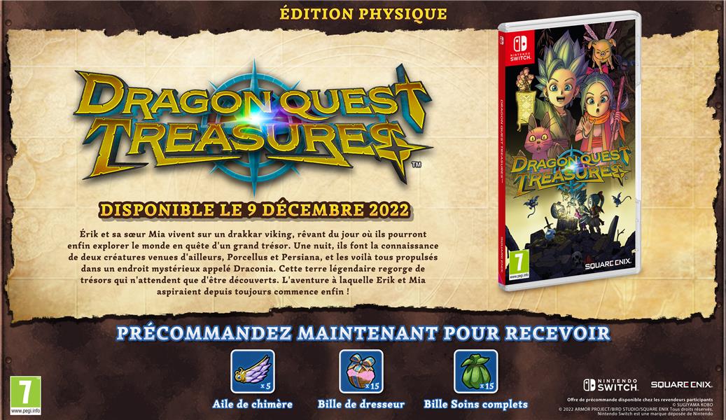 Quest Treasures Dragon Quest Nintendo Switch DRAGON QUEST