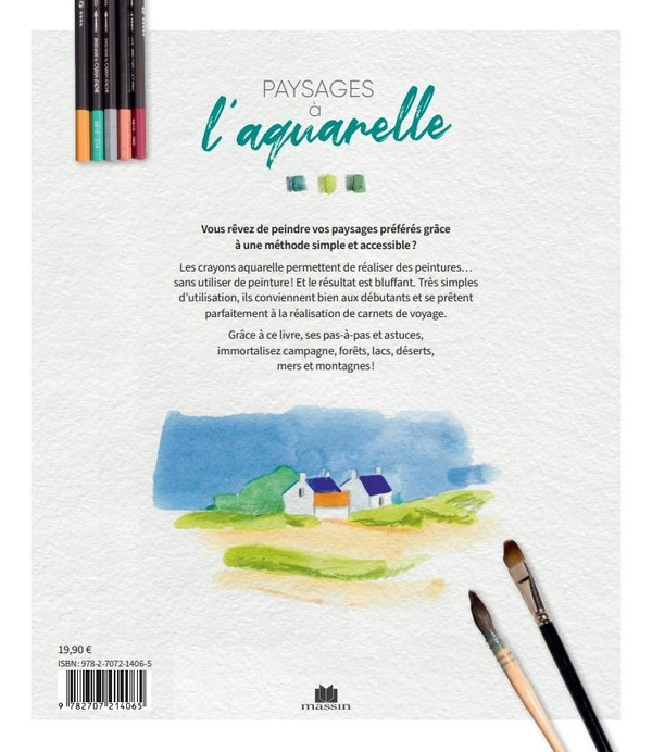 Lithyc – Livre D'aquarelle Pour Enfants – 20 Motifs – Pinceau Et Peintures Inclus – Dès 3 Ans – Cadeau Créatif