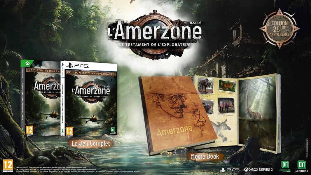 L'Amerzone - Jeu Complet PS1 - Très Bon état - PAL