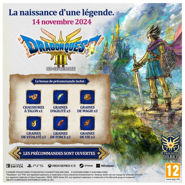 Dragon Quest III : HD-2D Remake - Jeux Switch | Cultura
