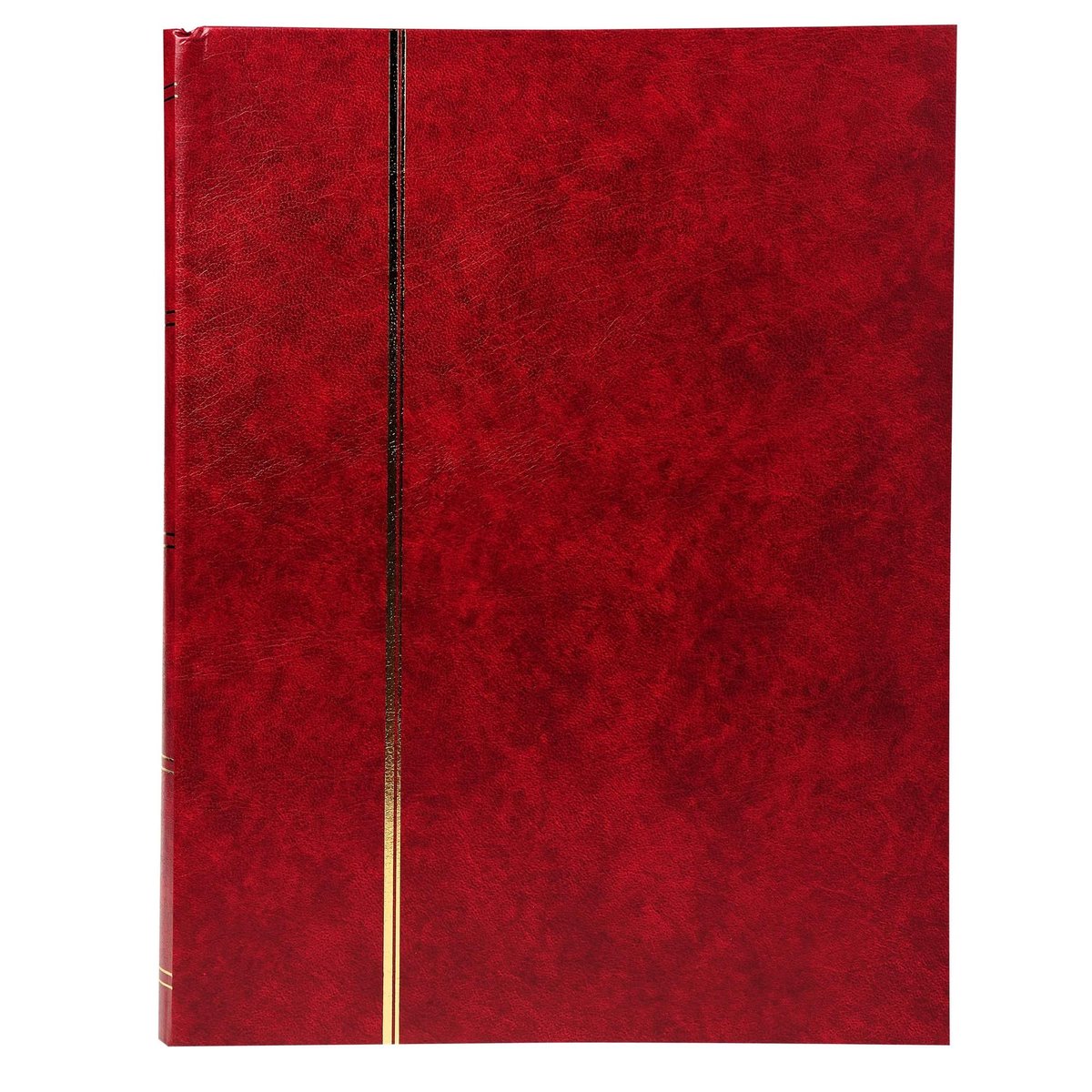 Prophila Album De Timbres 64 Pages – Couverture Rouge Rembourrée, 9 Bandes/page, 2 Intercalaires, Format 23x30.5 Cm