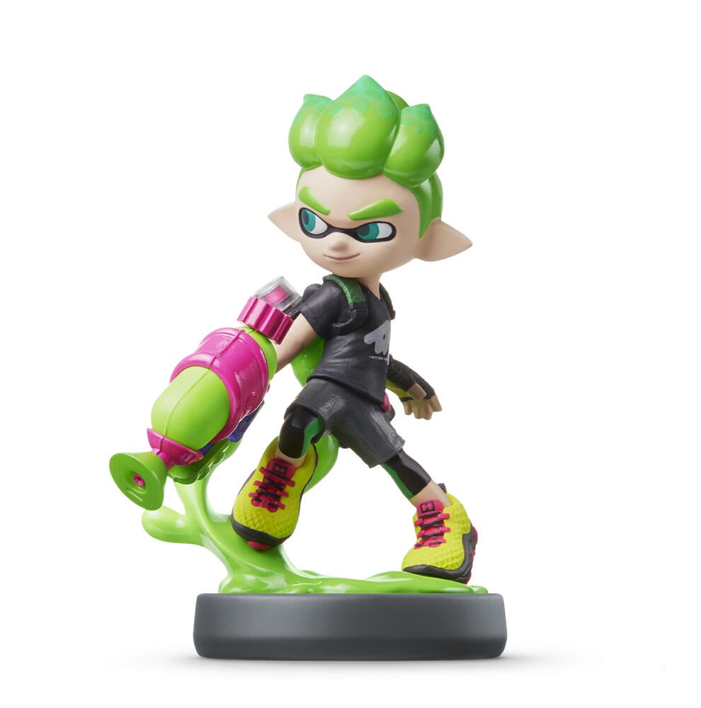amiibo スプラトゥーン Amiibo - Inkling Boy Neon Green Collection Splatoon