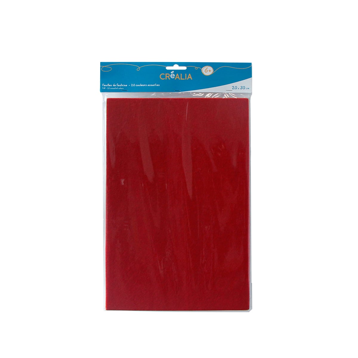 Lot De 20 Feuilles De Feutrine Multicolores - Non Tissé Doux - Prédécoupées Pour Loisirs Créatifs