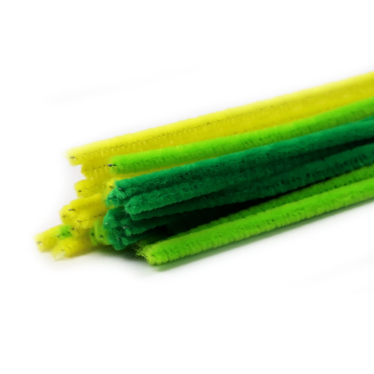 G2PLUS 100PCS Fils Chenille Vert Foncé - Pompons Et Fils Créatifs Pour Enfants, Loisirs DIY, Artisanat Et Décoration Festive