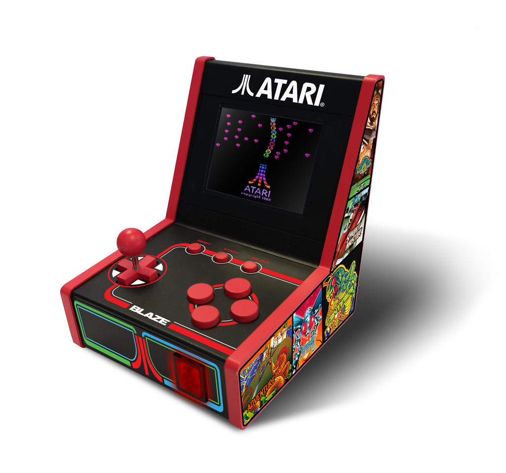 Atari Pong Mini Arcade  レトロアーケード　ミニアーケード Atari Pong - Mini Borne Arcade 01 - 12 Jeux Inclus : Amazon