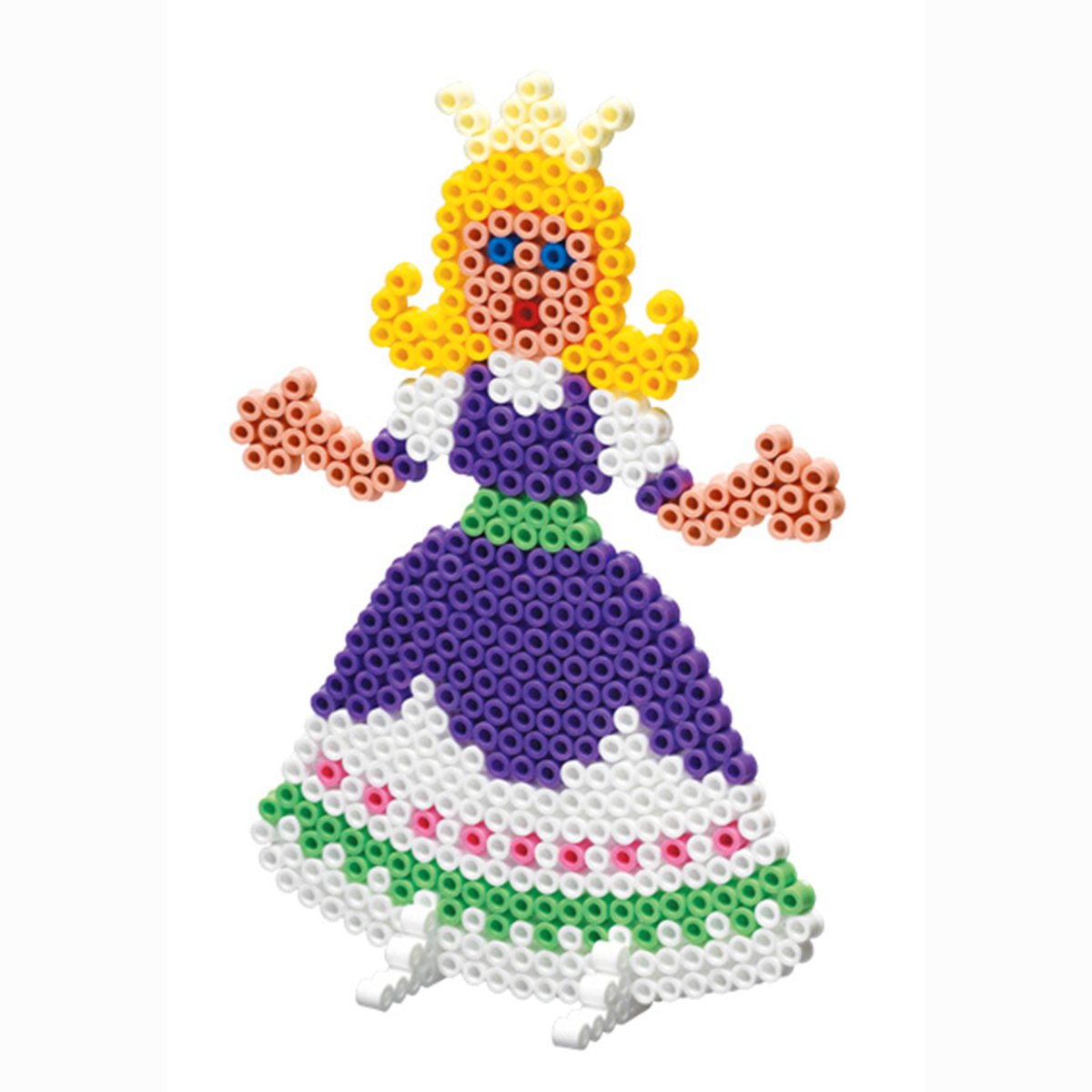Hama 3230 Little Princess – Kit Creativo Con 3000 Perline Da Stirare – Piastrella E Carta Incluse – Dai 5 Anni - 3