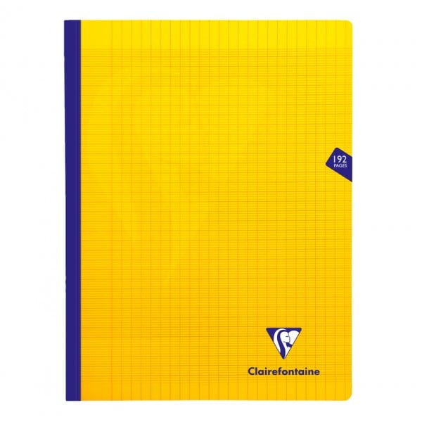 Cahiers Clairefontaine Mimesys Lot De 3 - 24x32cm, 48 Pages Grands Carreaux, Couvertures Polypro