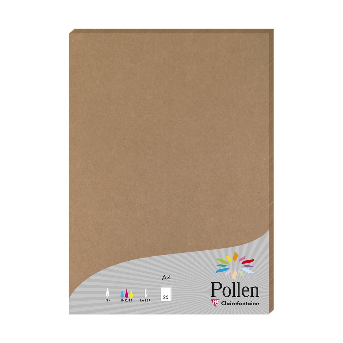 Lot De 50 Feuilles De Papier à Lettres DIN A4 Aspect Papier Kraft Avec