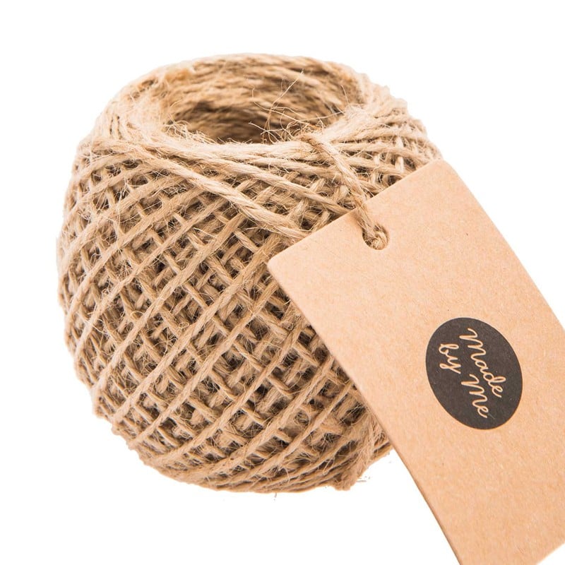 Lot 3 Rouleaux Ficelle De Jute Couleur Noël - Rouge, Vert, Marron, 100 M Chacun, Pour Emballage Cadeaux, DIY - 9