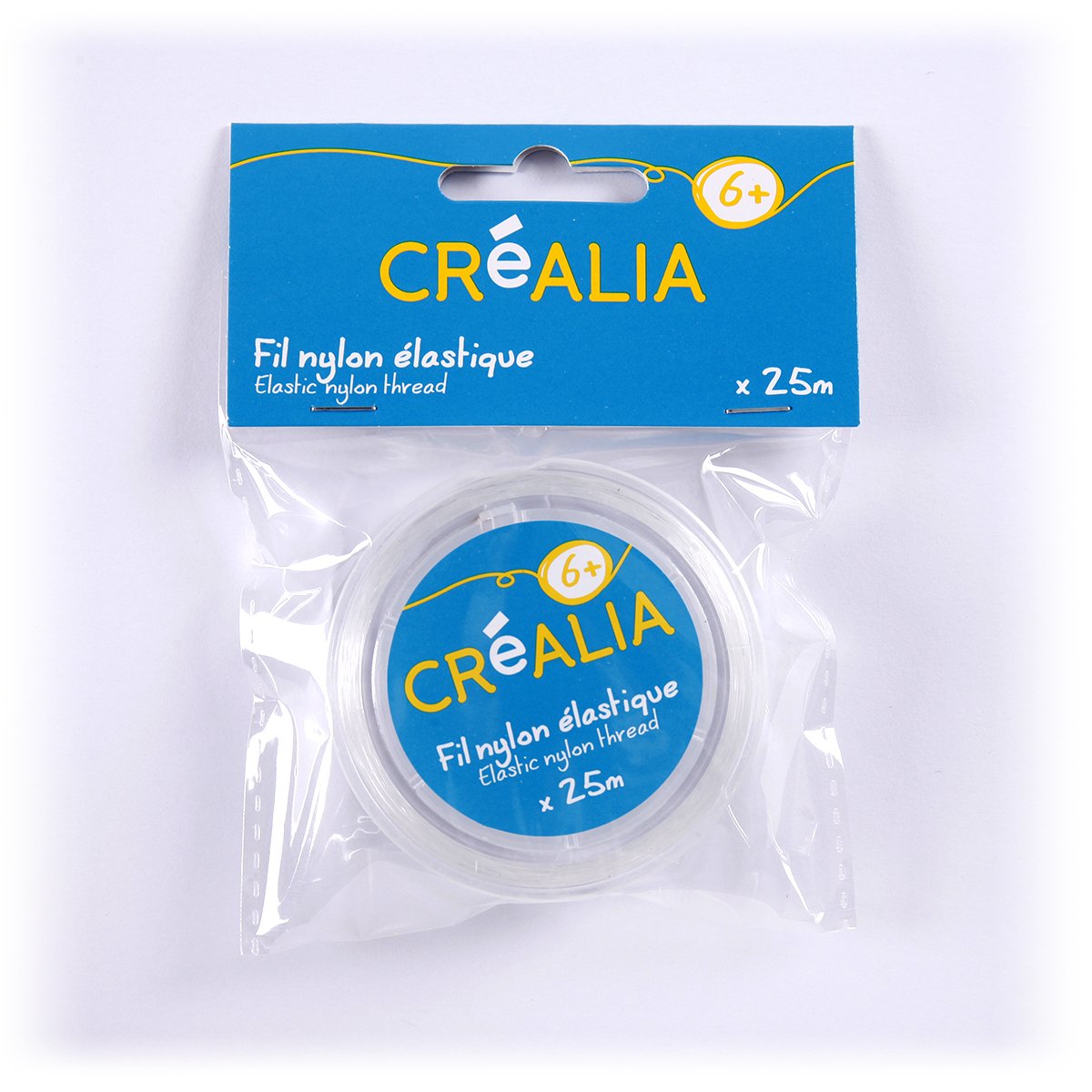 Fil Nylon Noir Vaessen Creative - 0,4 Mm / 50 M - Pour Bracelets, Couture Invisible Et Bijoux - Résistant 2,7 Kg