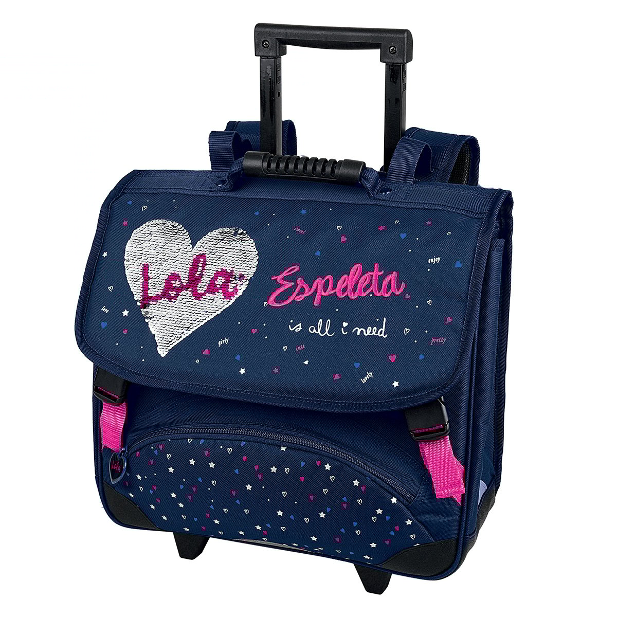 Cartable à roulettes CP-CE1 38 cm Lola Espeleta Oberthur