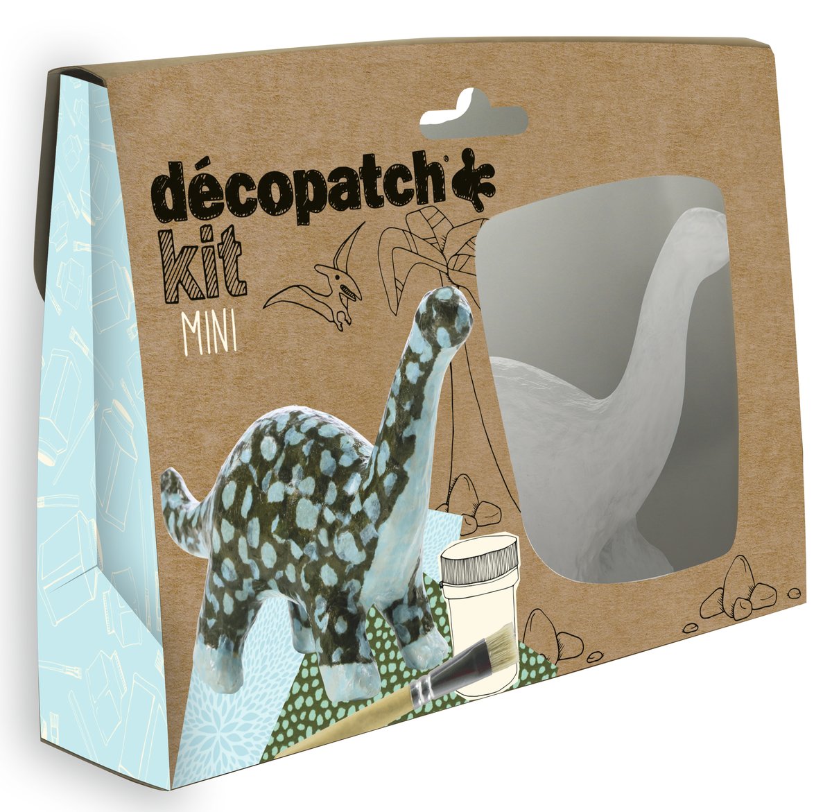 AMITD 1:35 Camarasaurus Modèle Sauropod Dinosaure Animal Collector GK Decor Gift (Marron avec boîte