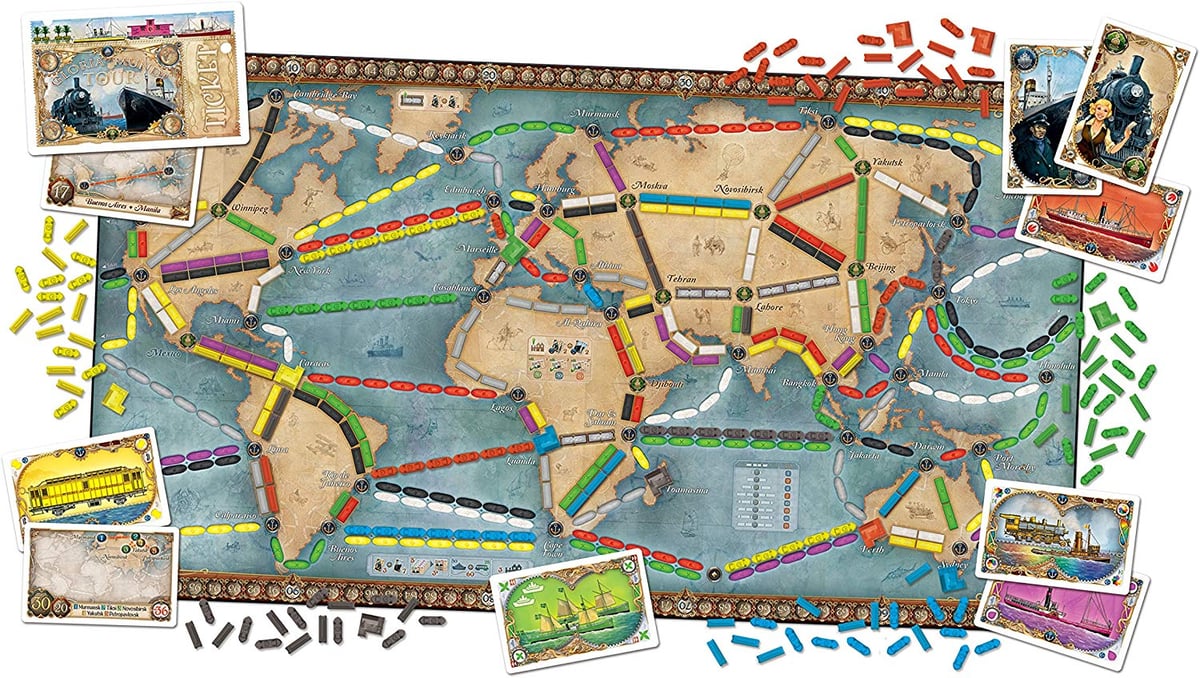 Les Aventuriers du Rail, Autour du monde - Days of Wonder - Jeux de stratégie expert - Jeux de stratégie | Cultura