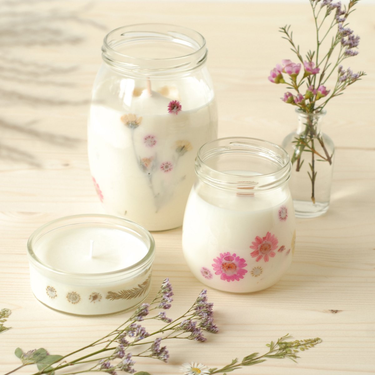 Lot De 50 Mèches En Bois Pour Bougies, Mèches De Bougie En Bois, Pour